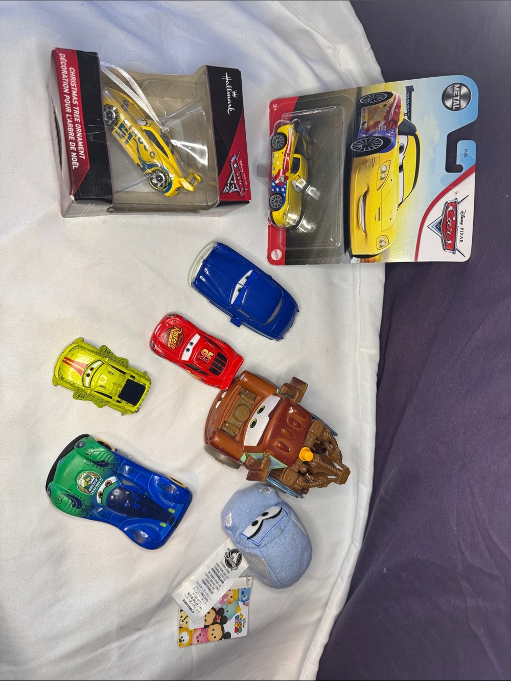 Disney Cars Lot Hallmark Mattel Lightening McQueen